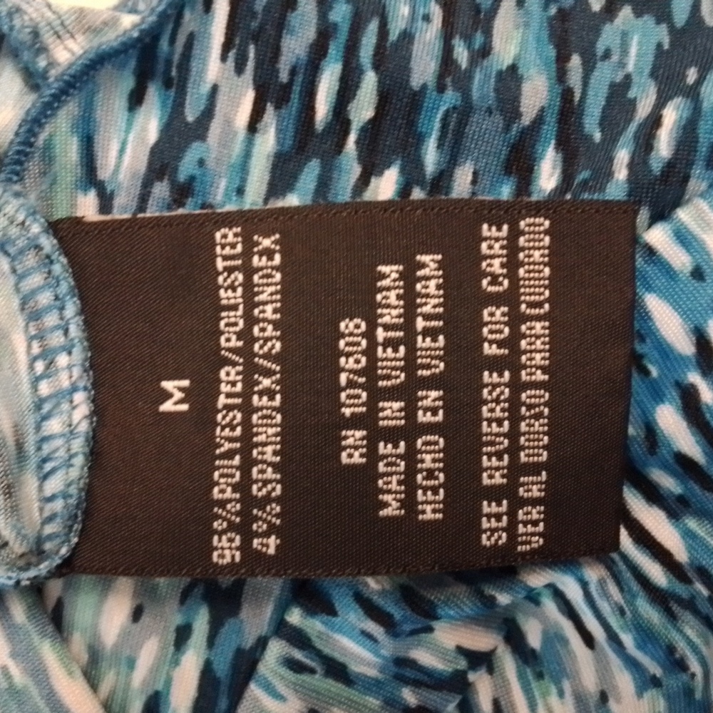 R & K sundress, size medium, blue/white, summer style. - Picture 7 of 7